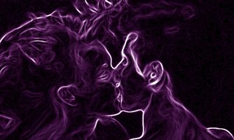 kissing