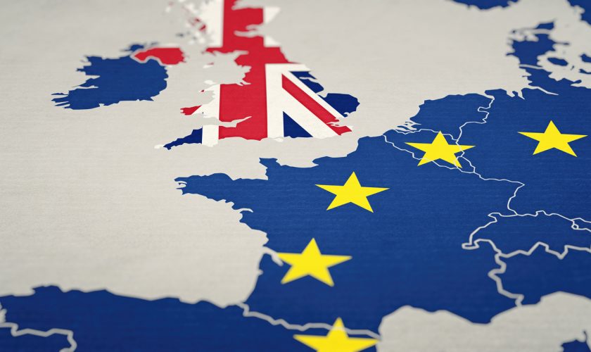 Brexit Konzept – Großbritannien  verlässt die Europäische Uni