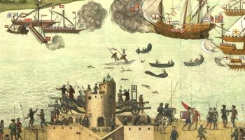 Cowdray_Engaving-detail_of_sinking