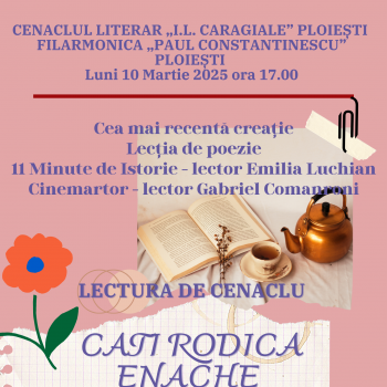 CENACLUL LITERAR „I.L.CARAGIALE” PLOIEȘTI(7)