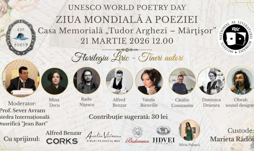 Ziua Poeziei 2026 Sever Avram